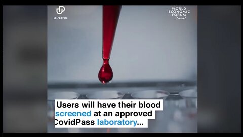 WEF Covid Pass To Fly Coming In Sept With Blood Screening