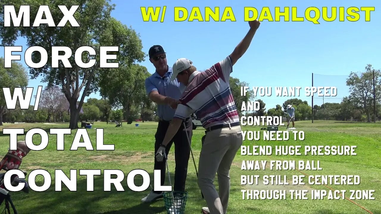 PGA TOUR COACH DANA DAHLQUIST: FORCE must precede MOTION in GOLF! Be Better Golf