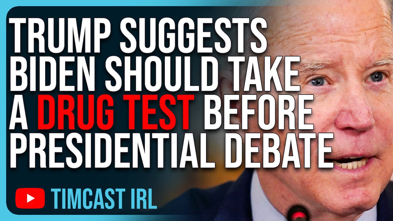 Trump Suggests Biden Should Take A DRUG TEST Before Presidential Debate