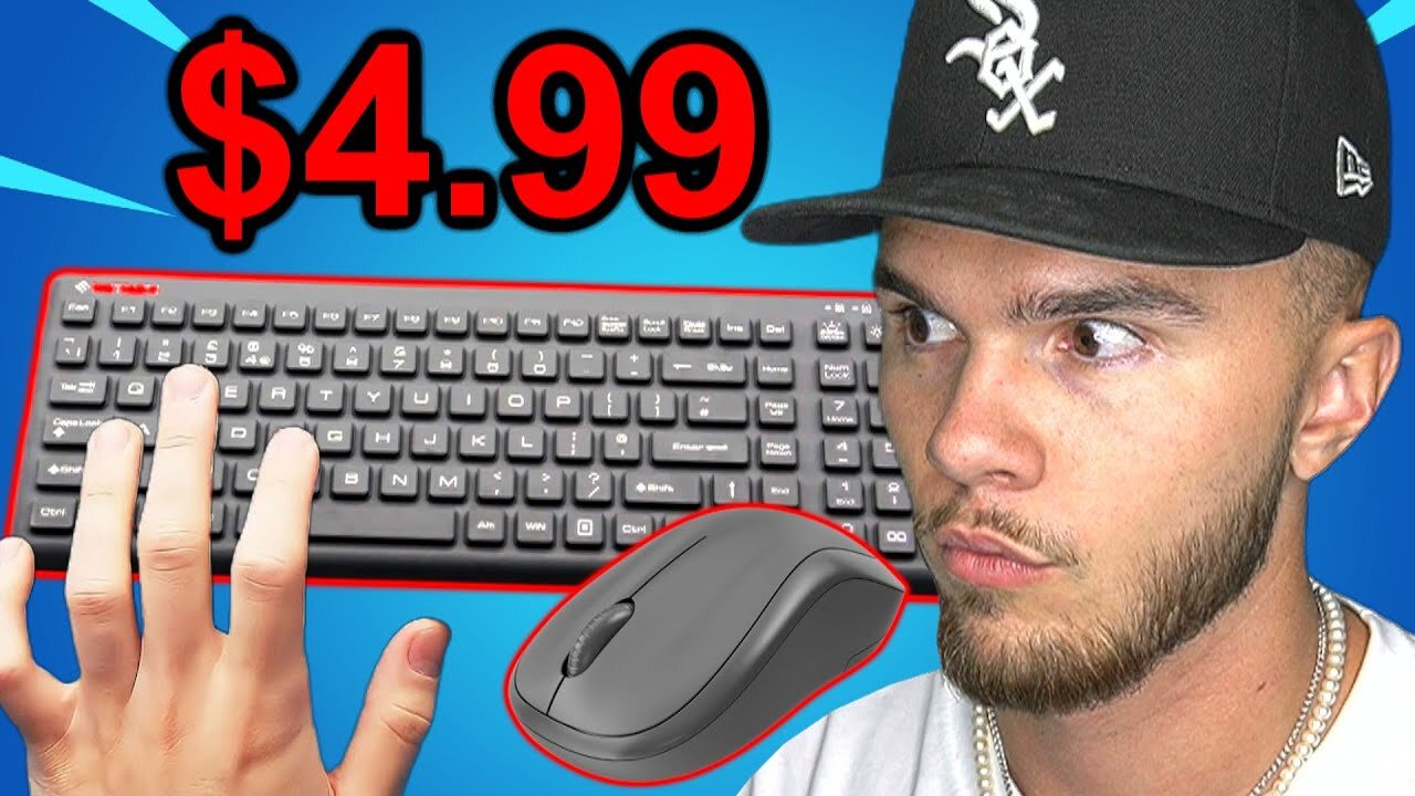 I Tried Using The CHEAPEST Fortnite Setup…