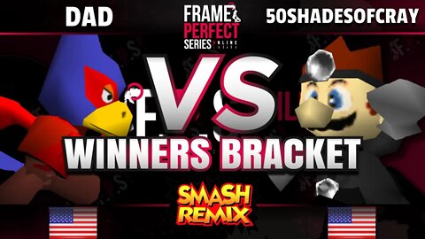 FPS3 Online - Dad (Falco) vs 50shadesofcray (Dr. Mario) - Smash Remix