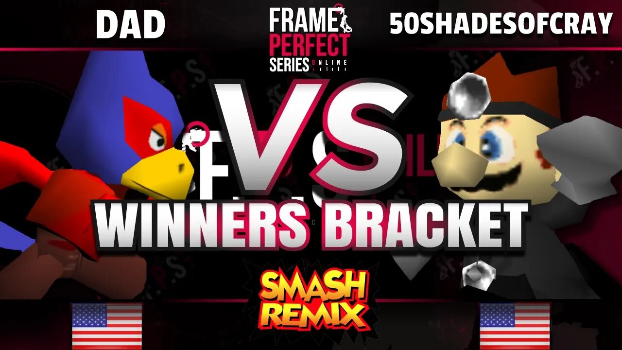 FPS3 Online - Dad (Falco) vs 50shadesofcray (Dr. Mario) - Smash Remix