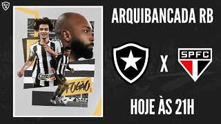 VITÓRIA HERÓICA E NA RAÇA BOTAFOGO 1 x 0 SÃO PAULO - LIVE PÓS-JOGO ARQUIBANCADA RB