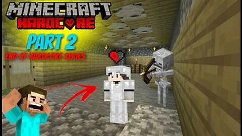 Minecraft Hardcore Series Part 2 | aaj to mar gaya 😱