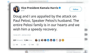 VP Harris tweets response to attack on Paul Pelosi