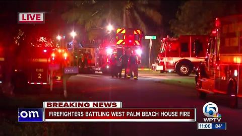 4 people displaced by fire on Aruba Way near West Palm Beach