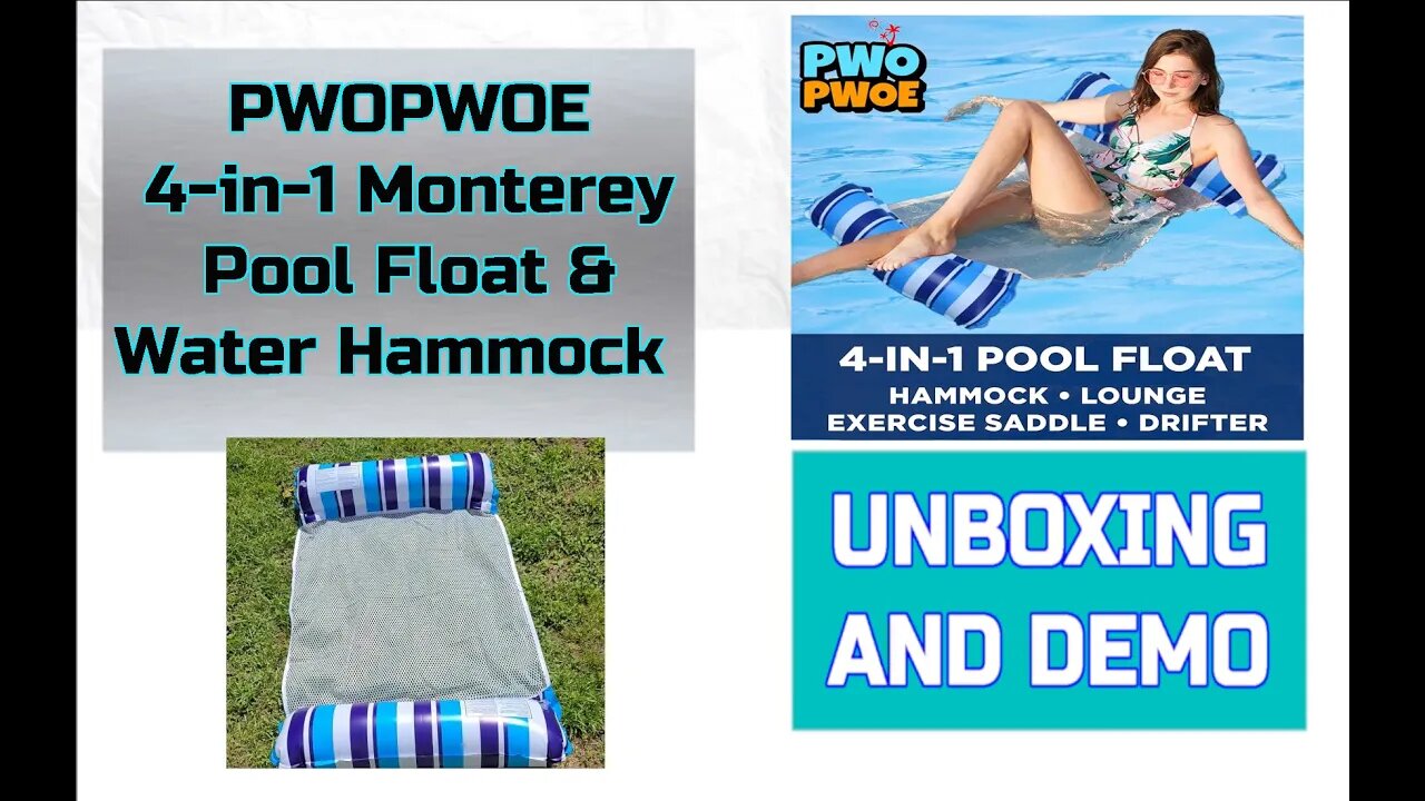 Nice Pool Hammock - Portable and Easy to Inflate