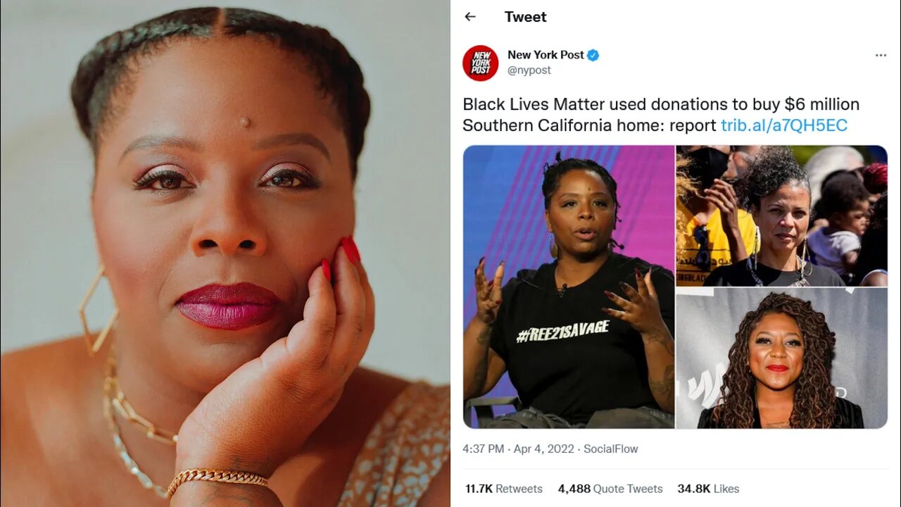 BLM Founder Patrisse Cullors-Khan EXP0SED AGAIN Using Funds To Buy $6M Mansion