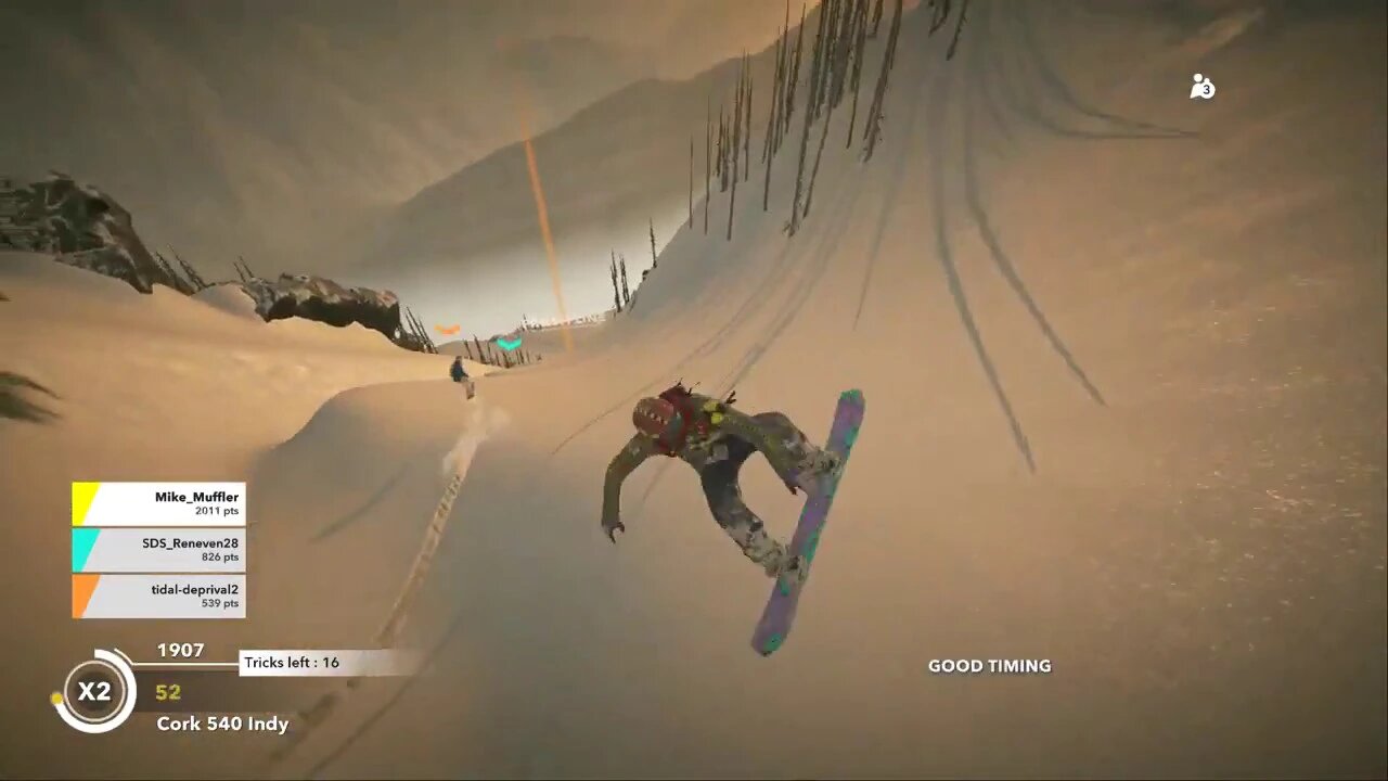 Nice Run 1st Place #Multiplayer #Steep #Fun #WinterGames