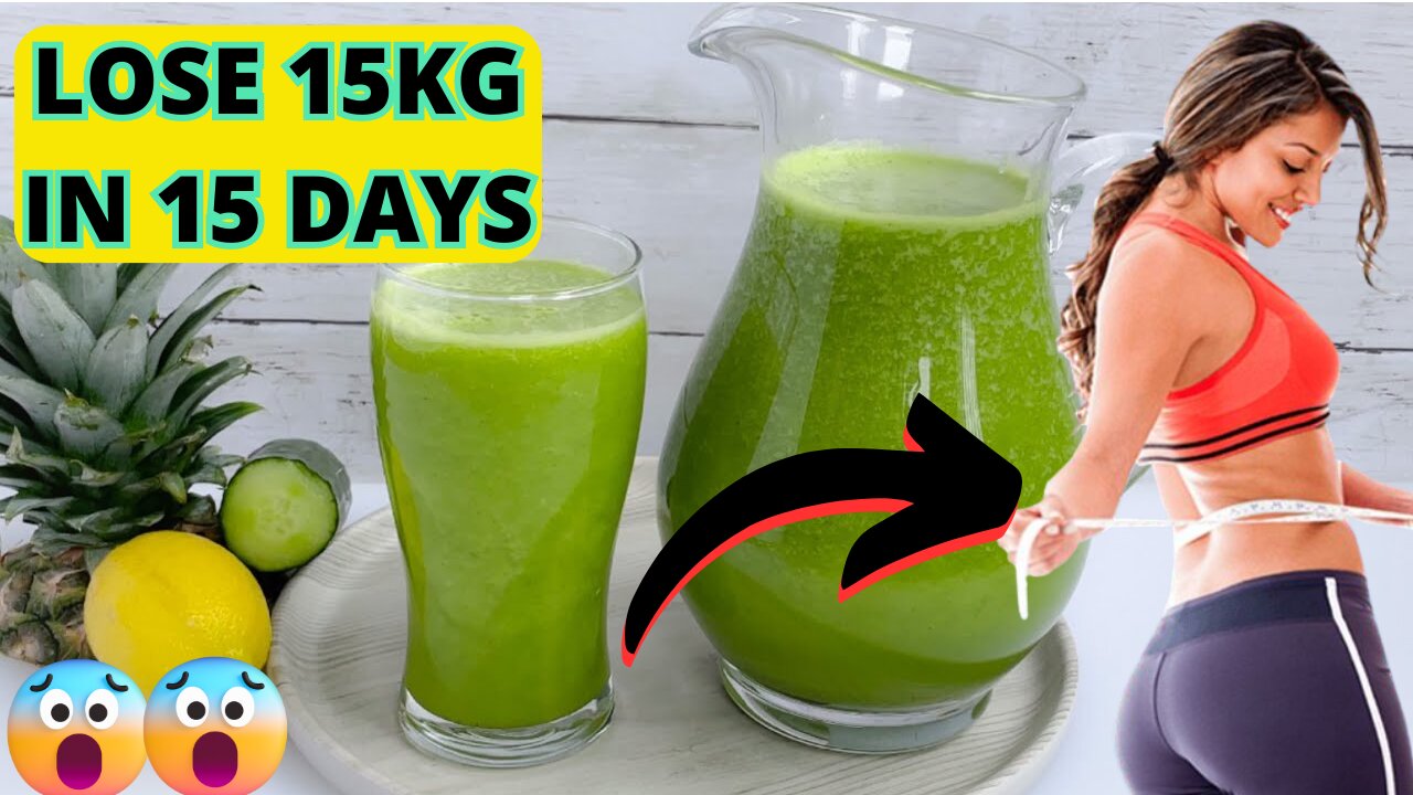 STRONGEST BELLY FAT BURNER DRINK LOSE 15KG | 30LBS IN 2 WEEKS