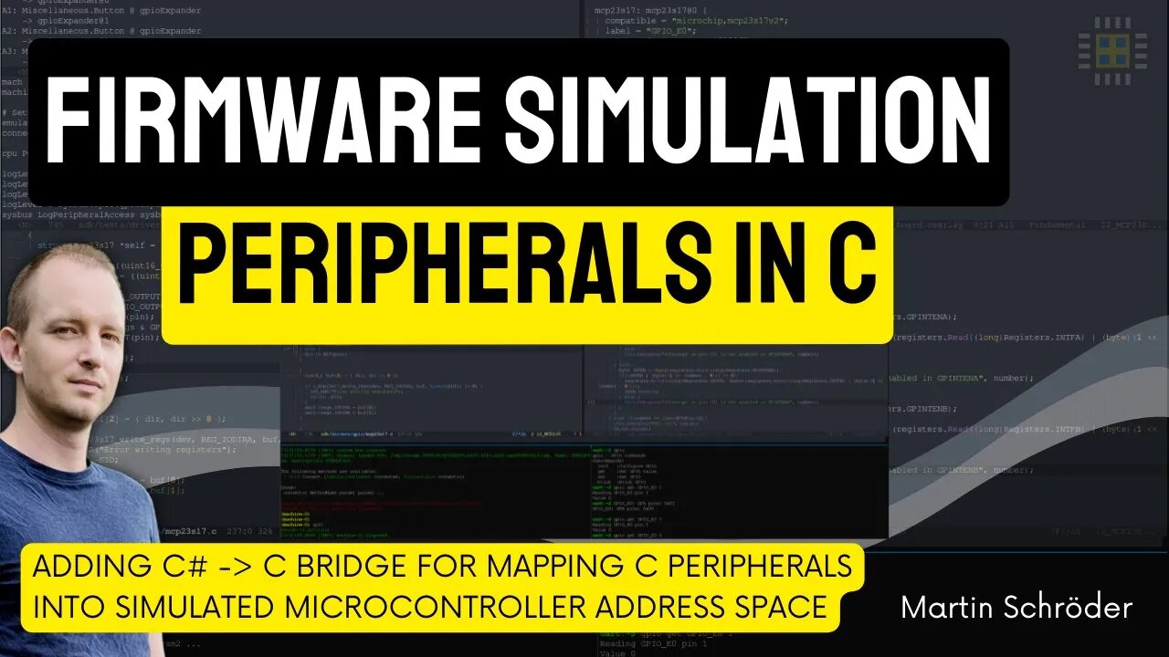 Embedded firmware simulation: simple bridge for simulating a peripheral in C