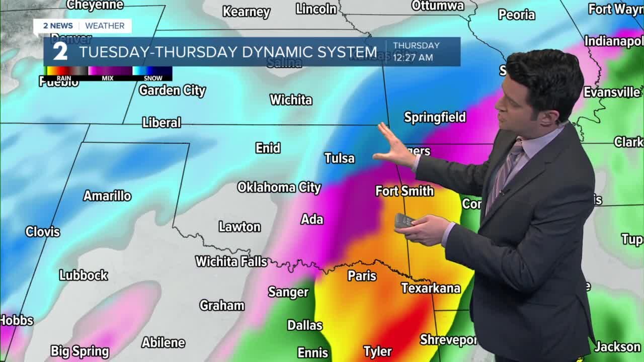 Latest on mid-week storm