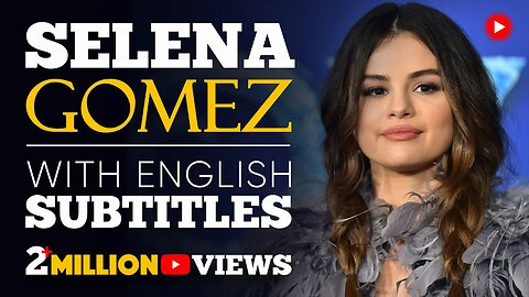 ENGLISH SPEECH | SELENA GOMEZ: Trust Yourself (English Subtitles)