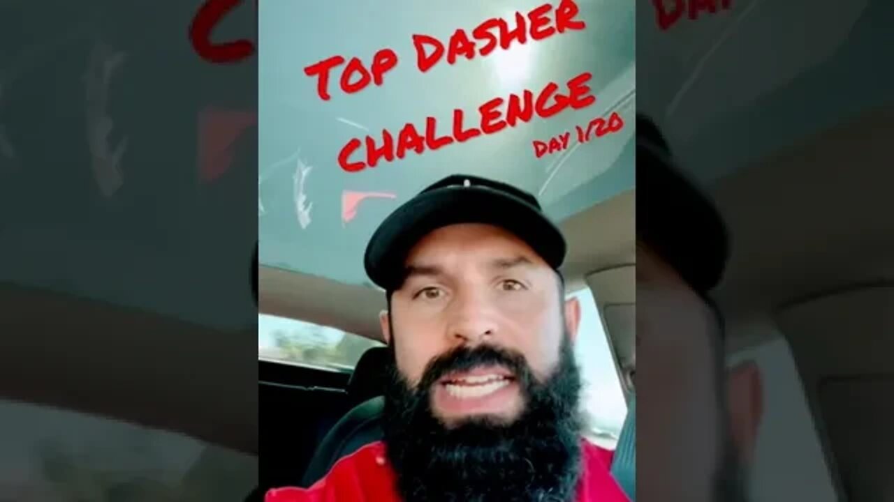 Project Top Dasher Day 1/20 #doordash #topdasher #gigeconomy