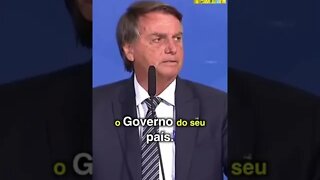 bolsonaro fala sobre a Bolívia e onde está a presidente da Bolívia hoje , liberdade #shorts