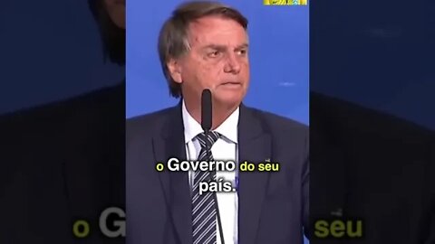 bolsonaro fala sobre a Bolívia e onde está a presidente da Bolívia hoje , liberdade #shorts
