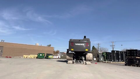 Unloading EC480 Excavator