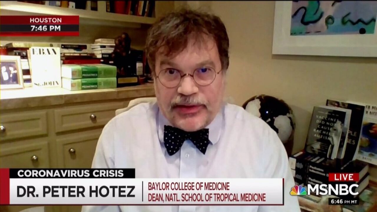 Dr Peter Hotez called for the arrest of anyone who questioned his lies