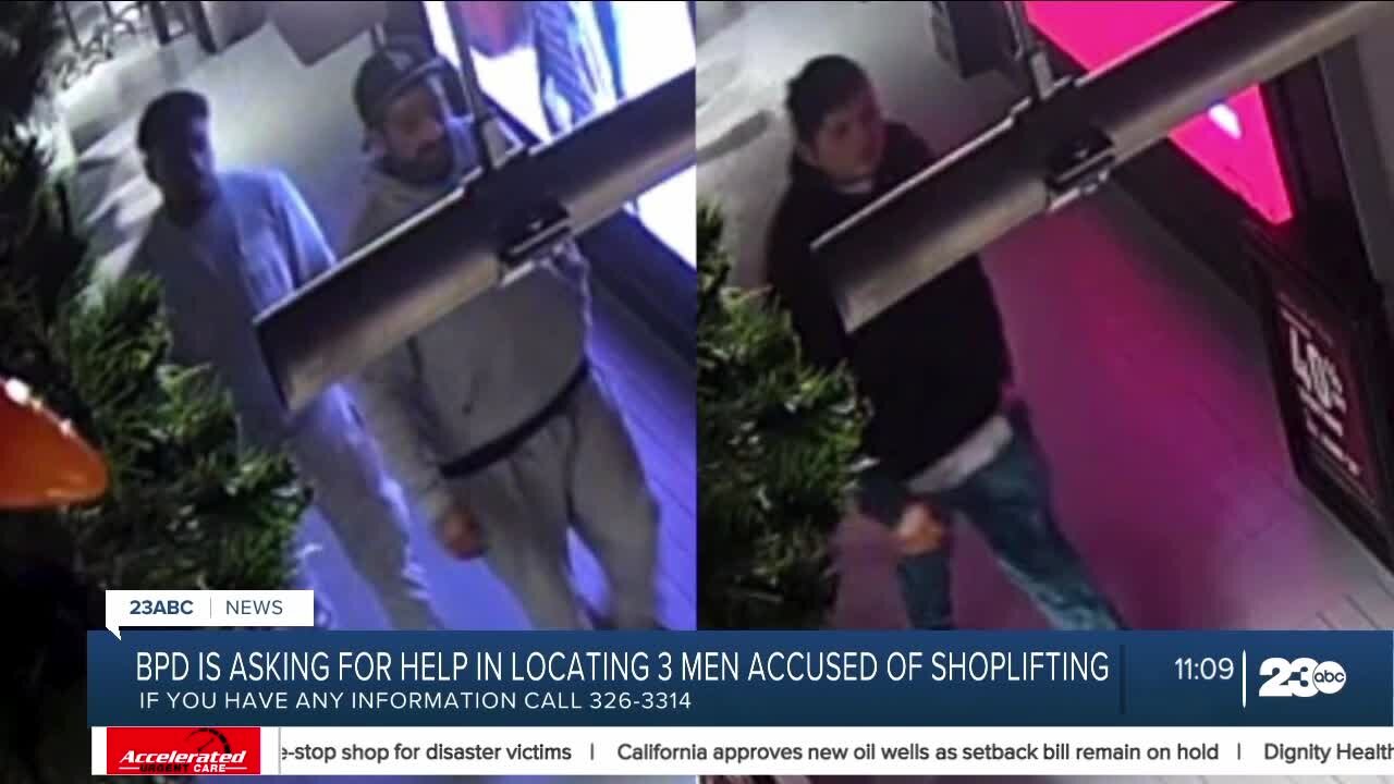 Bakersfield Police Department asks for help locating Hollister theft suspects