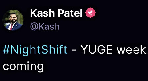 Q - Breaking 1:44 am Q Comms: Kash Patel - Name to Remember!