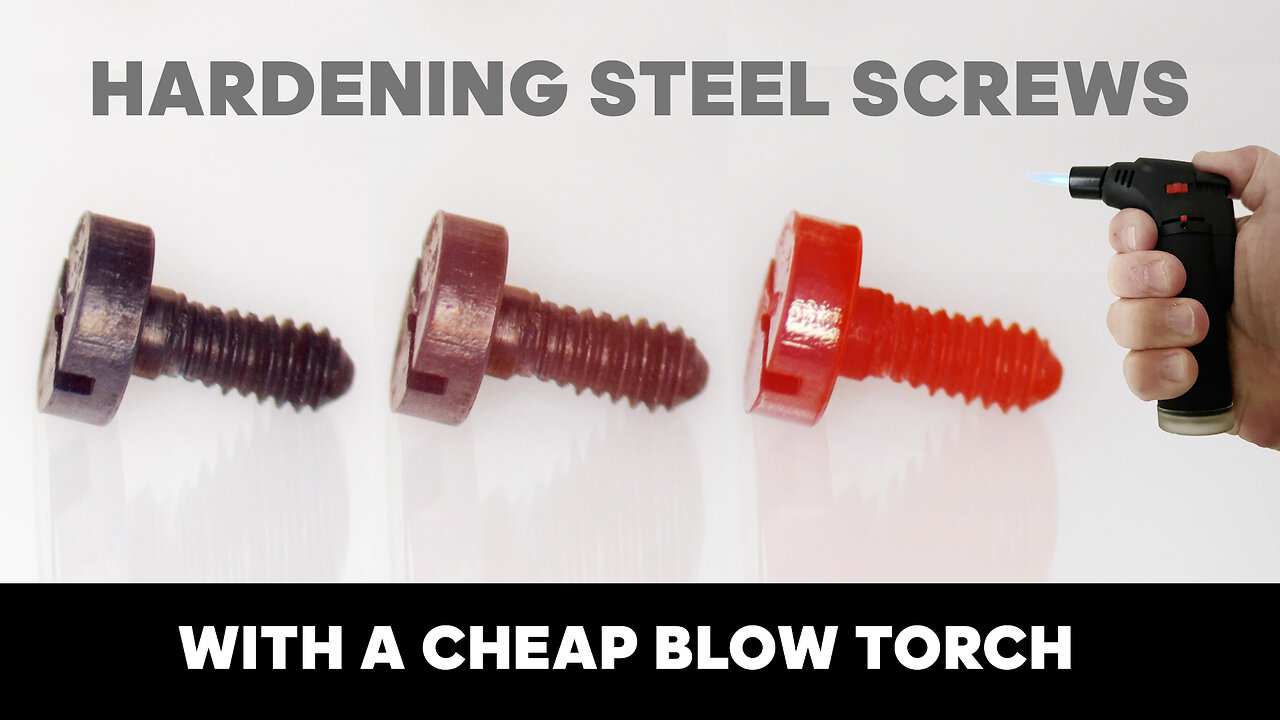 DIY Hardening, Tempering and Annealing Watch Screws