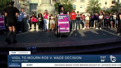 Vigil to mourn Roe v. Wade decision at Waterfront park