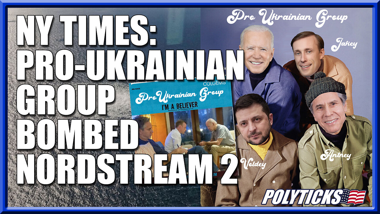 Intelligence SUGGESTS Pro-Ukrainian Group MAY Have Bombed Nordstream 2