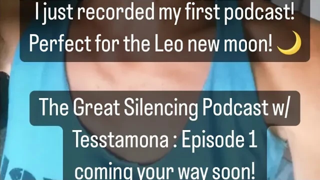 The Great Silencing Podcast w/ Tesstamona: EPISODE ONE coming your way!