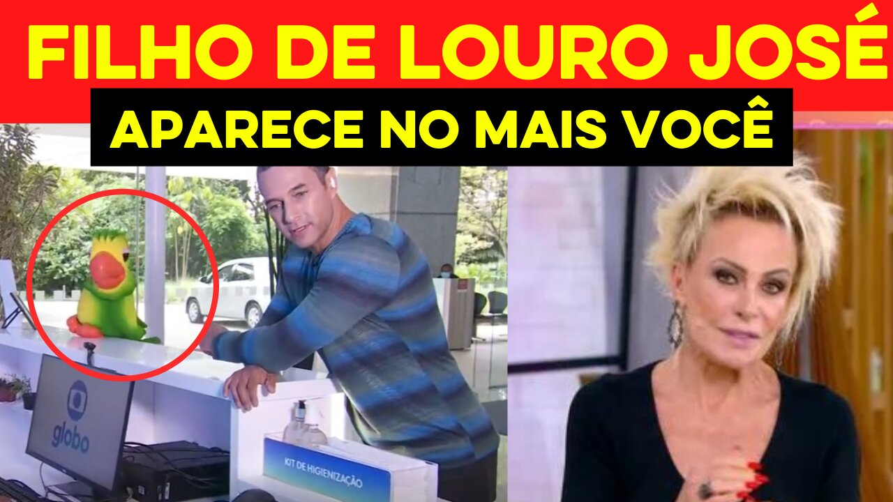 🔴Ana Maria Braga cai no choro ao vivo no 'Mais Você' ao apresentar 'filho' de Louro José 🔴