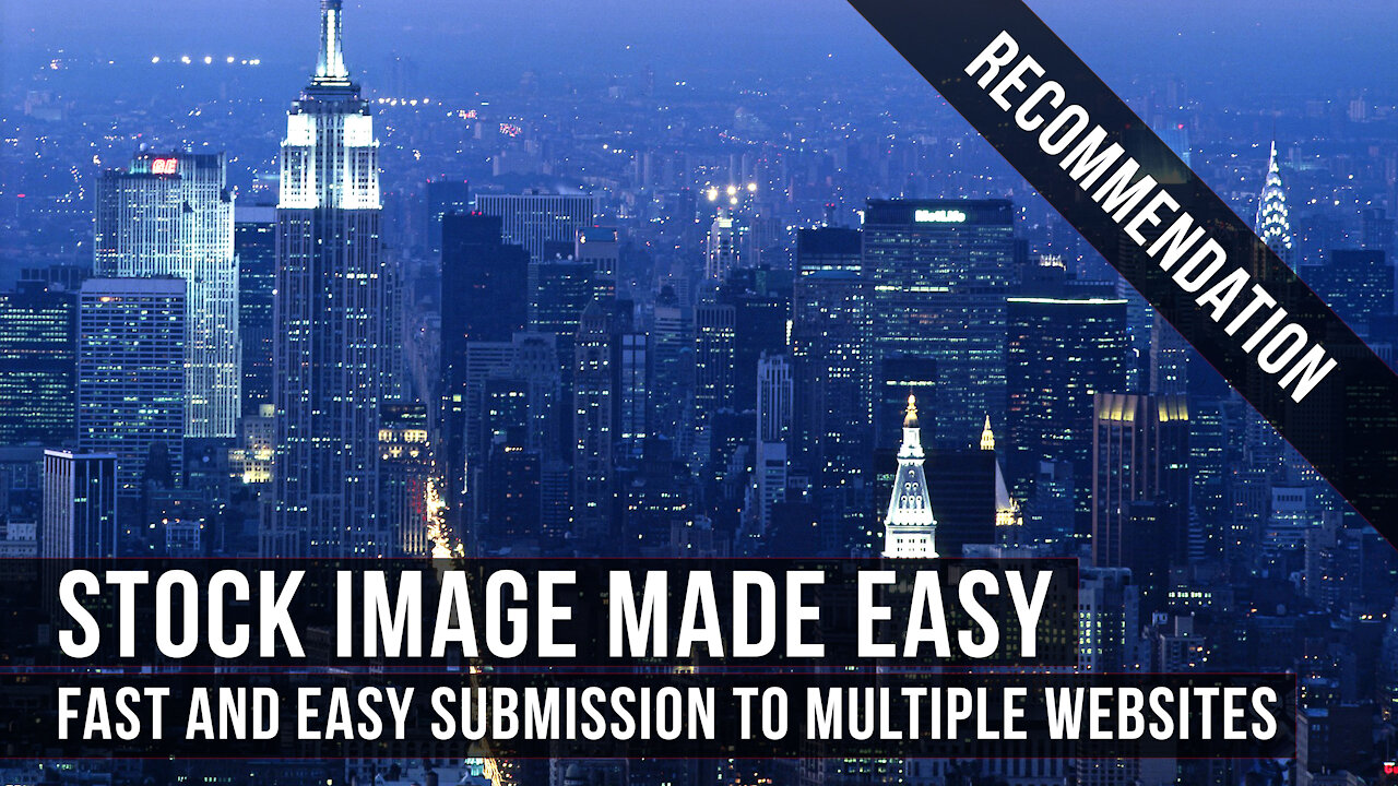 City Lights Skylines and landscape : How to sell stock photos online ? Made with Stock Images