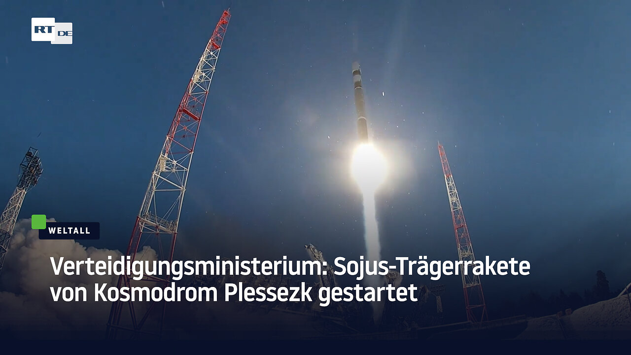 Verteidigungsministerium: Sojus-Trägerrakete von Kosmodrom Plessezk gestartet