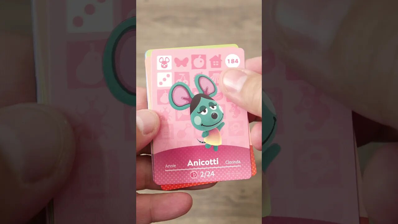 Animal Crossing Amiibo Cards Unboxed! Part 9 #SHORTS