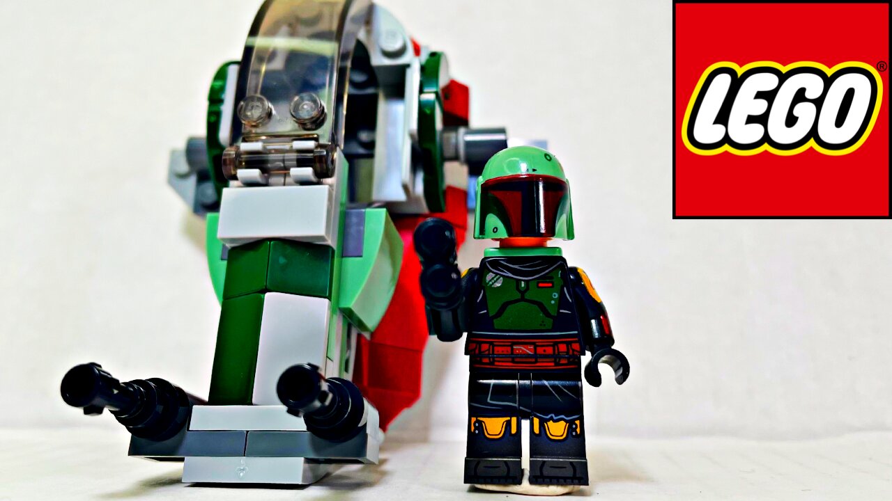 LEGO Star Wars Boba Fett's Starship Microfighter 75344 Speed build