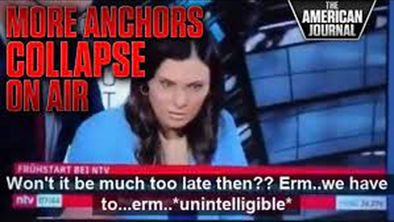 Compilation of TV Anchors collapsing on LIVE AIR.