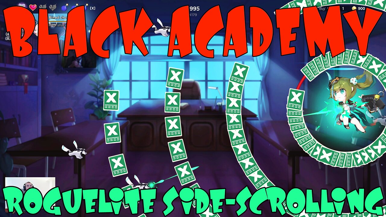 Black Academy Gameplay | Roguelite Side-scrolling | First Boss