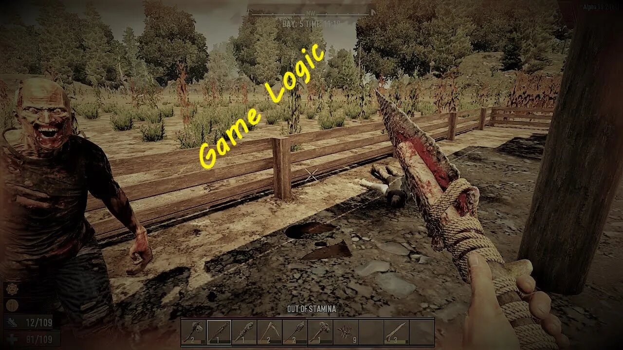 7 Days to Die Alpha 19: Game Logic