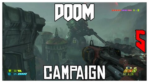 Doom Eternal Campaign Gameplay - Part 5 of the Playthrough - Doom Guy Default Armor - Xbox One X