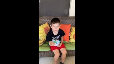 Sons reaction on losing first tooth