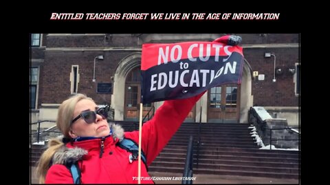 Entitled teachers forget we live in the age of information