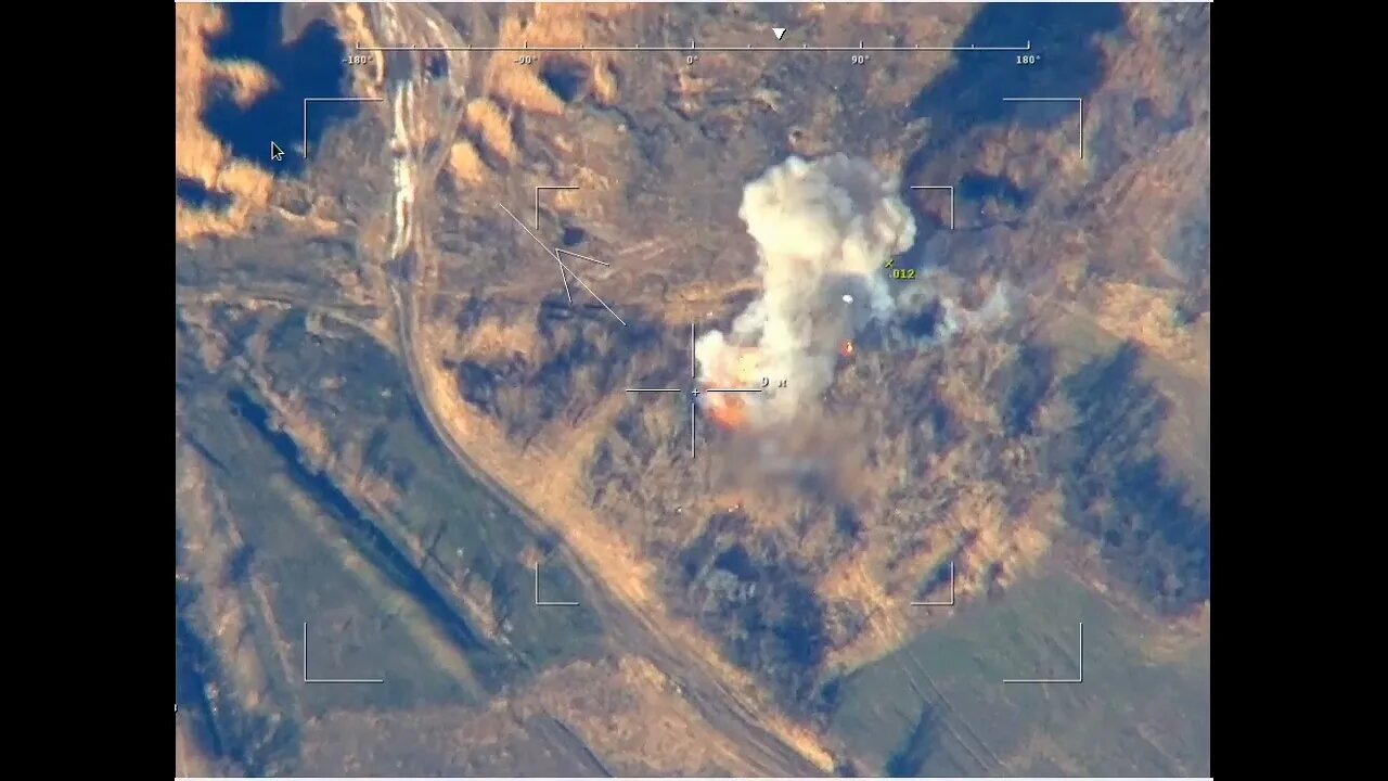 Camouflaged Ammunition Depot Belonging To Ukrainian Armed Forces Was Discovered & Destroyed!