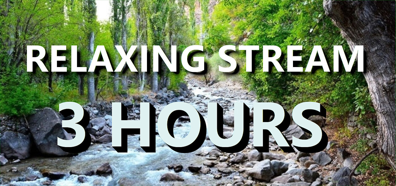 Relaxing Gentle stream 3 hours