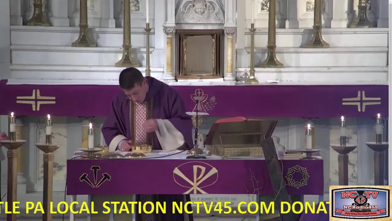 NCTV45 CATHOLIC MASS HOLY SPIRIT PARISH (ST MARY'S) NOON TUESDAY APRIL 5 2022