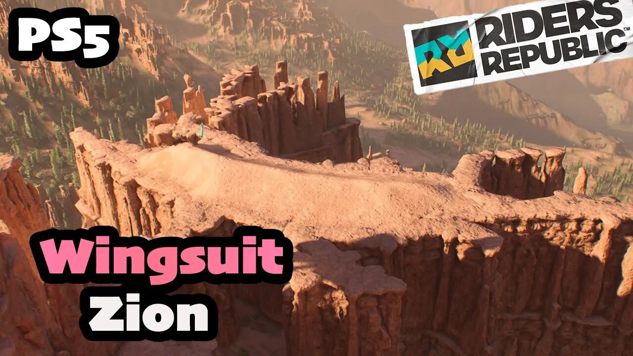 Don't try this in Real Life! Wingsuit in Zion [Rider's Republic]