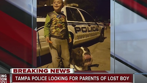 Police find boy and dog in Tampa