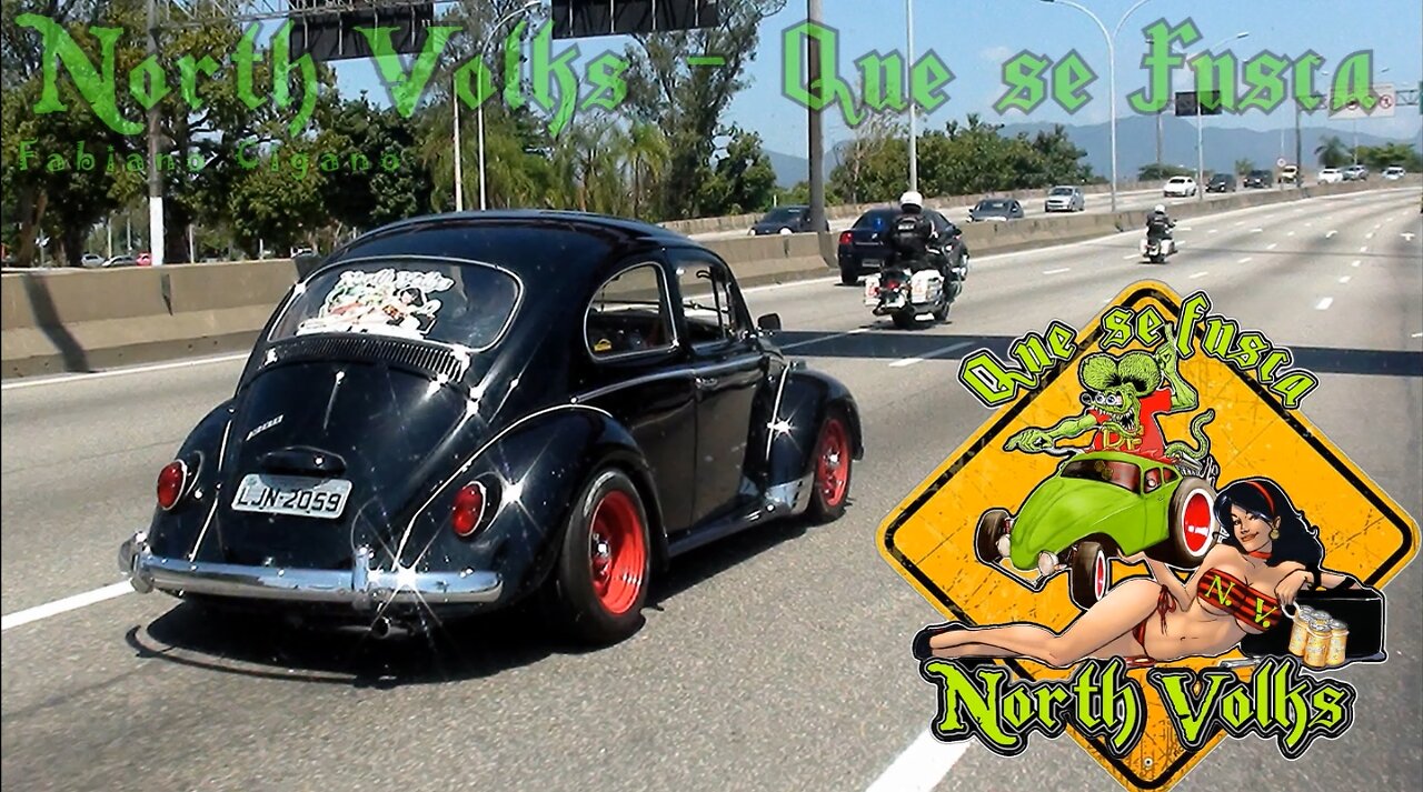 NORTH VOLKS QUE SE FUSCA - BRONKA S.A - #Aircooled #Vw #Fusca #Beetle #hotrod