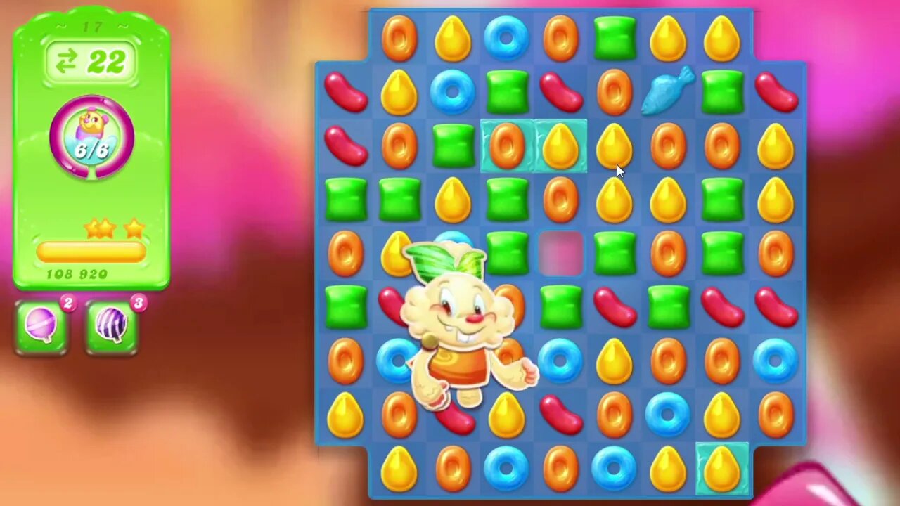 Candy Crush Jelly Saga Level 17