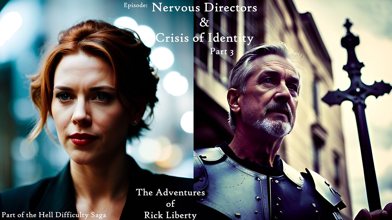 Flashback S3E09 Nervous Directors & Crisis of Identity- Adventures of Rick Liberty AI Art Video Book