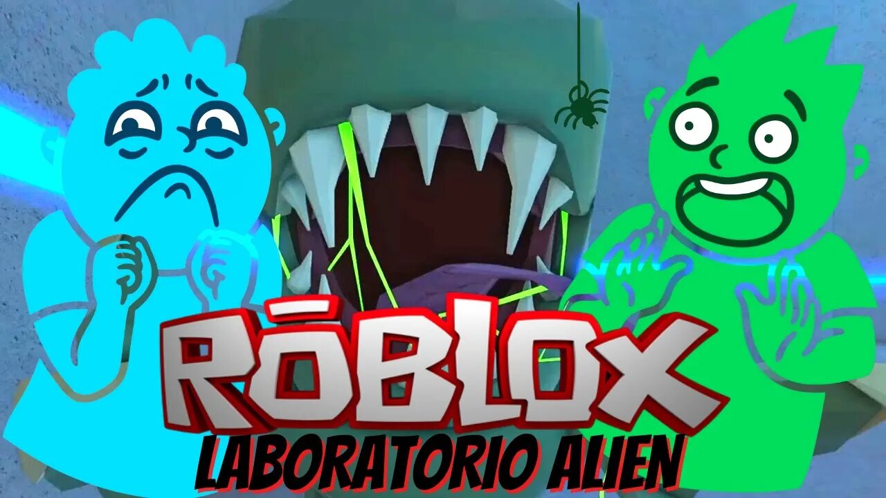 FIQUEI PRESO NO LABORATÓRIO ALIENÍGENA DO ROBLOX!! (👽Escape The Alien Base)
