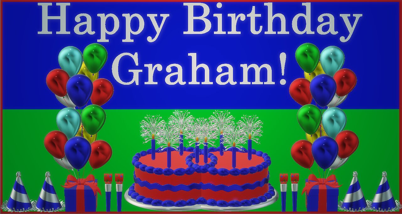 Happy Birthday 3D - Happy Birthday Graham - Happy Birthday To You - Happy Birthday Song