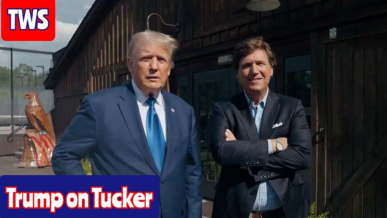 Trump On Tucker On Twitter(X)